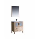 Fresca Torino 30" Light Oak Modern Bathroom Vanity w/ Integrated Sink