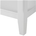 AUGUSTE 36 INCH BATHROOM VANITY IN WHITE WITH TWO DOORS AND OPEN SHELF