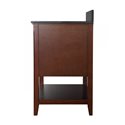 AUGUSTE 48 INCH BATHROOM VANITY IN CHESTNUT WITH THREE DOORS AND OPEN SHELF