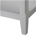 AUGUSTE 30 INCH BATHROOM VANITY IN GREY WITH TWO DOORS AND OPEN SHELF