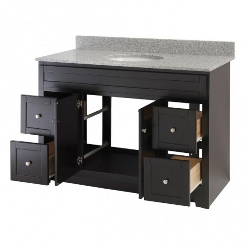 WORTHINGTON 48 INCH ESPRESSO BATHROOM VANITY