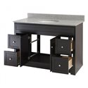 WORTHINGTON 48 INCH ESPRESSO BATHROOM VANITY