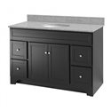 WORTHINGTON 48 INCH ESPRESSO BATHROOM VANITY