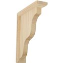 2 1/4"W x 9"D x 11"H Hamilton Traditional Bracket, Alder