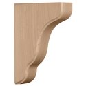 1 3/4"W x 5 1/4"D x 7 1/2"H Plymouth Wood Bracket, Alder