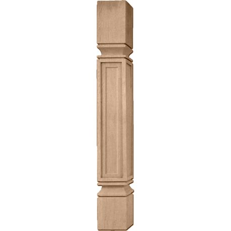 Kent Raised Panel Cabinet Column (Top Block: 6 1/8", Bottom Block: 7 1/8")