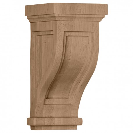 4 3/4"W x 5"D x 10"H Traditional Recessed Corbel