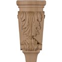 4 3/4"W x 1 3/4"D x 10"H Small Acanthus Pilaster Wood Corbel