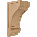 4 3/4"W x 6"D x 12"H Diane Recessed Wood Corbel