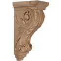 5"W x 7"D x 14"H Large Acanthus Wood Corbel