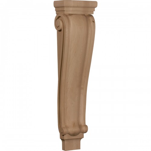 6 1/4"W x 3"D x 22"H Large Traditional Pilaster Corbel
