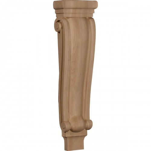 6 3/4"W x 4 1/4"D x 27 1/2"H Extra Large Traditional Pilaster Corbel