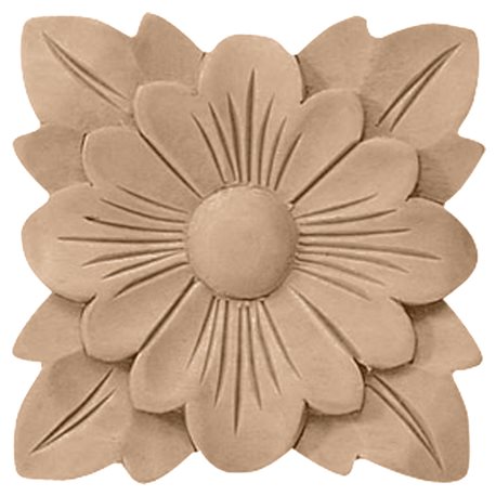 2 3/4"W x 2 3/4"H x 1/4"P Springtime Rosette