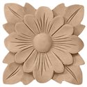 4 1/4"W x 4 1/4"H x 5/8"P Springtime Rosette