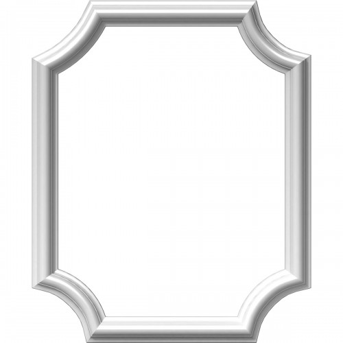 16"W x 20"H x 1/2"P Ashford Molded Scalloped Picture Frame Panel