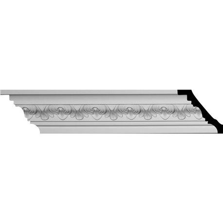 2 3/8"H x 2 3/8"P x 3 1/4"F x 96"L Tirana Crown Moulding