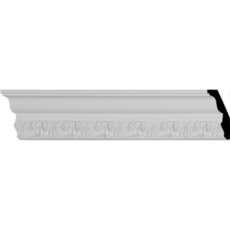 2 1/2"H x 2 1/8"P x 3"F x 94 1/2"L Loera Crown Moulding