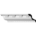 3"H x 3"P x 4 1/4"F x 94 1/2"L, (3" Repeat), Dentil Crown Moulding