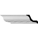 3"H x 3 5/8"P x 4 5/8"F x 94 1/2"L, (2 3/4" Repeat), Federal Crown Moulding