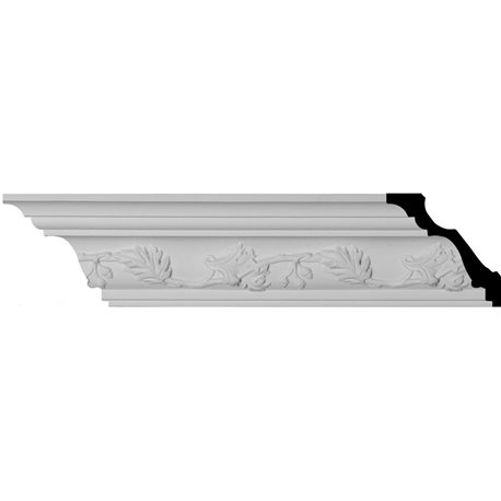 3 1/8"H x 3 1/8"P x 4 1/2"F x 94 1/2"L Southhampton Crown Moulding