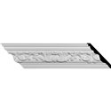 4 1/2"H x 4 5/8"P x 6 3/8"F x 94 5/8"L Emery Crown Moulding