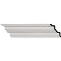 4"H x 4"P x 5 3/4"F x 95 7/8"L, (1 1/4" Repeat), Egg and Dart Crown Moulding
