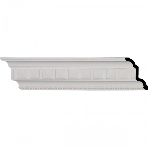 4 3/8"H x 3"P x 5 1/8"F x 96"L, (1 5/8" Repeat), Swindon Egg and Dart Crown Moulding