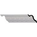 5 1/8"H x 6"P x 7 7/8"F x 96 1/8"L, (3 3/8" Repeat), Egg and Dart Crown Moulding