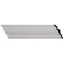 7 1/4"H x 5"P x 8 3/4"F x 96 1/8"L, (4" Repeat), Egg and Dart Crown Moulding