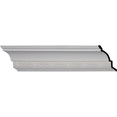 7 1/8"H x 6 1/4"P x 9 1/2"F x 95 7/8"L, (5 3/8" Repeat), Athena Crown Moulding