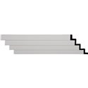 7 5/8"H x 8 1/8"P x 11"F x 96 1/8"L, Eris Step Crown Moulding