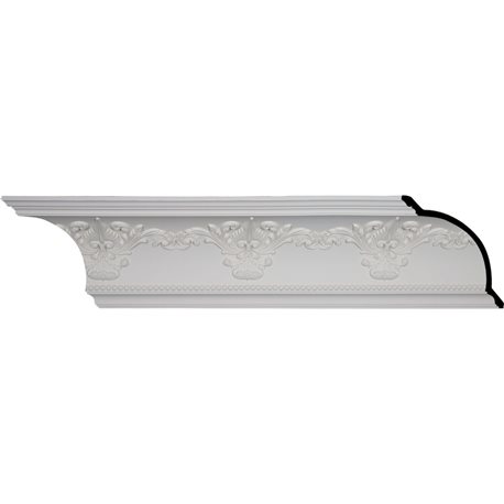 9 1/2"H x 10"P x 13 3/4"F x 96 1/8"L, (13 3/4" Repeat), Sydney Crown Moulding