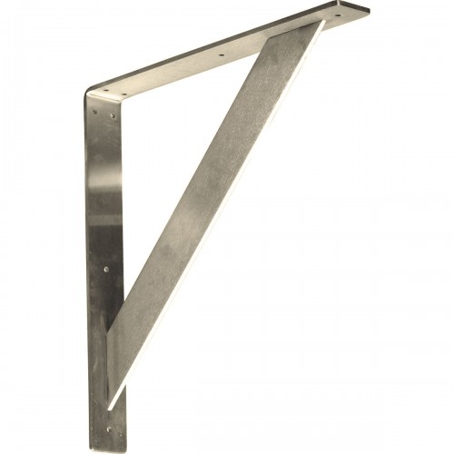 2W x 16D x 16H Traditional Bracket Stainless Steel