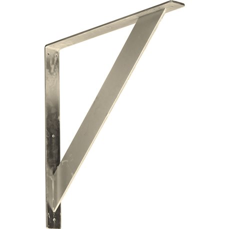 2W x 20D x 20H Traditional Bracket Stainless Steel