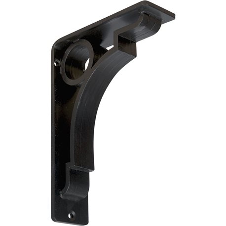 2"W  x 5 1/2"D x 8"H Foster Triple, Wrought Iron Bracket, (Triple center brace)