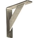 2"W x 8"D x 8"H Traditional Bracket, Stainless Steel