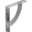 2"W x 10"D x 10"H Bulwark Bracket, Steel