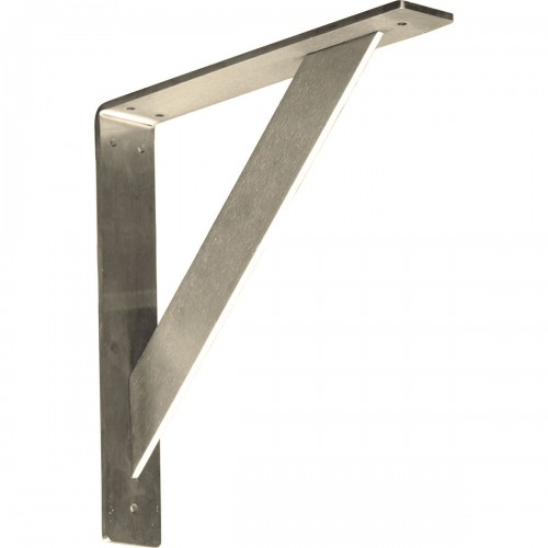 2"W x 12"D x 12"H Traditional Bracket, Stainless Steel