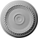 7 7/8"OD x 1 1/8"ID x 3/4"P Small Alexandria Ceiling Medallion (Fits Canopies up to 1 7/8")