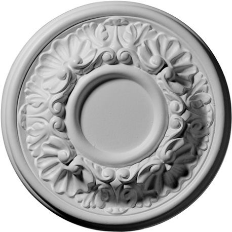 7 1/2"OD x 2 1/2"ID x 1 1/8"P Odessa Ceiling Medallion