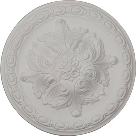 11 3/8"OD x 2"P Acanthus Ceiling Medallion