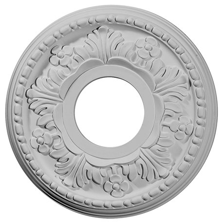 11 7/8"OD x 3 5/8"ID x 7/8"P Helene Ceiling Medallion