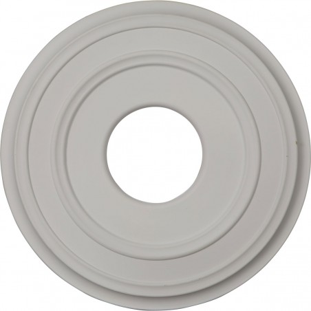 12 3/8"OD x 4"ID x 1 1/8"P Classic Ceiling Medallion (Fits Canopies up to 5")