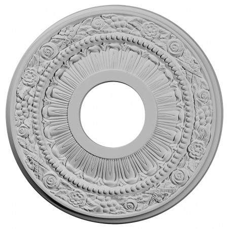 12 1/8"OD x 3 5/8"ID x 7/8"P Nadia Ceiling Medallion