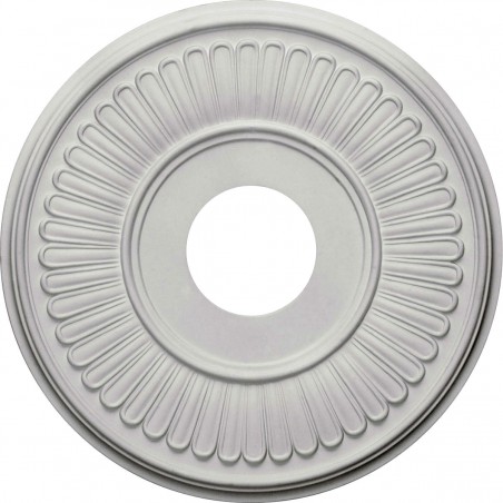 15 3/4"OD x 3 7/8"ID x 3/4"P Berkshire Ceiling Medallion (Fits Canopies up to 7")