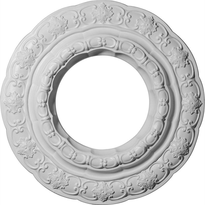 15 3/8"OD x 7"ID x 1"P Lisbon Ceiling Medallion