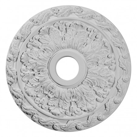 19 7/8"OD x 3 5/8"ID x 1 1/4"P Spring Leaf Ceiling Medallion