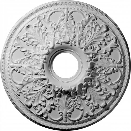 23 7/8"OD x 4 7/8"ID Ashley Ceiling Medallion (Fits Canopies up to 5 1/2")
