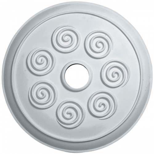 25 1/4"OD x 4"ID Spiral Ceiling Medallion
