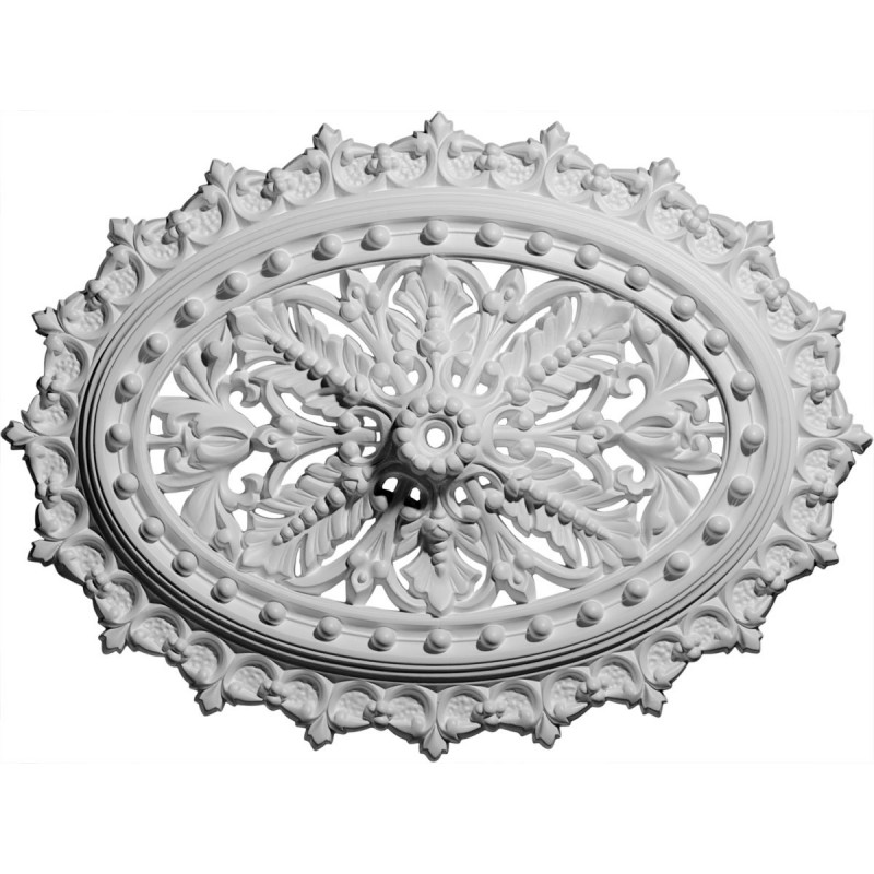 25 1/4"W x 18 7/8"H x 3 1/4"P Sellek Ceiling Medallion